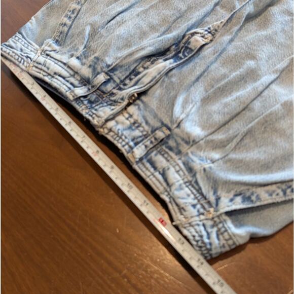 Anthropologie Pilcro Blue Denim Slouchy Trouser Midi Maxi Skirt, size 6 - Picture 6 of 9